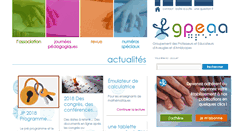 Desktop Screenshot of gpeaa.fr